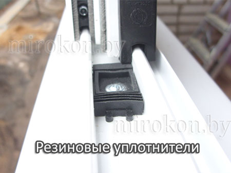 резиновые уплотнители алюминиевой рамы